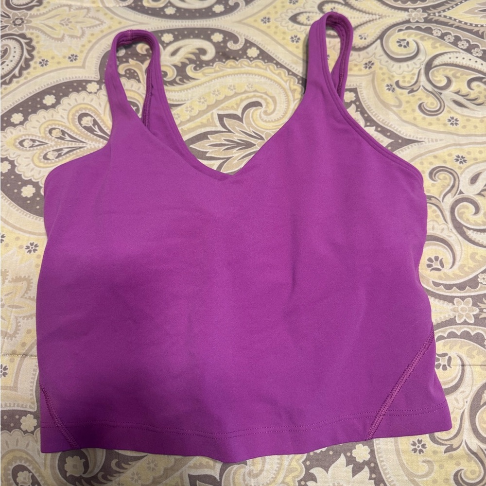 Purple lululemon align tank